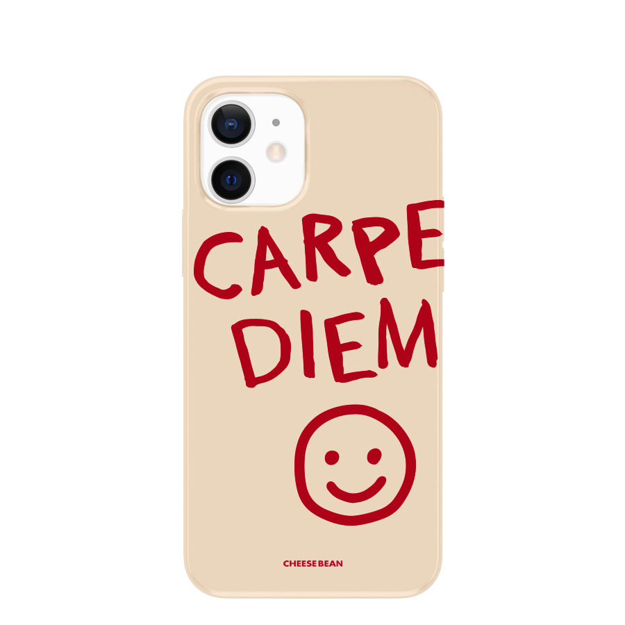 Carpe diem case (hard/2 colors)치즈빈