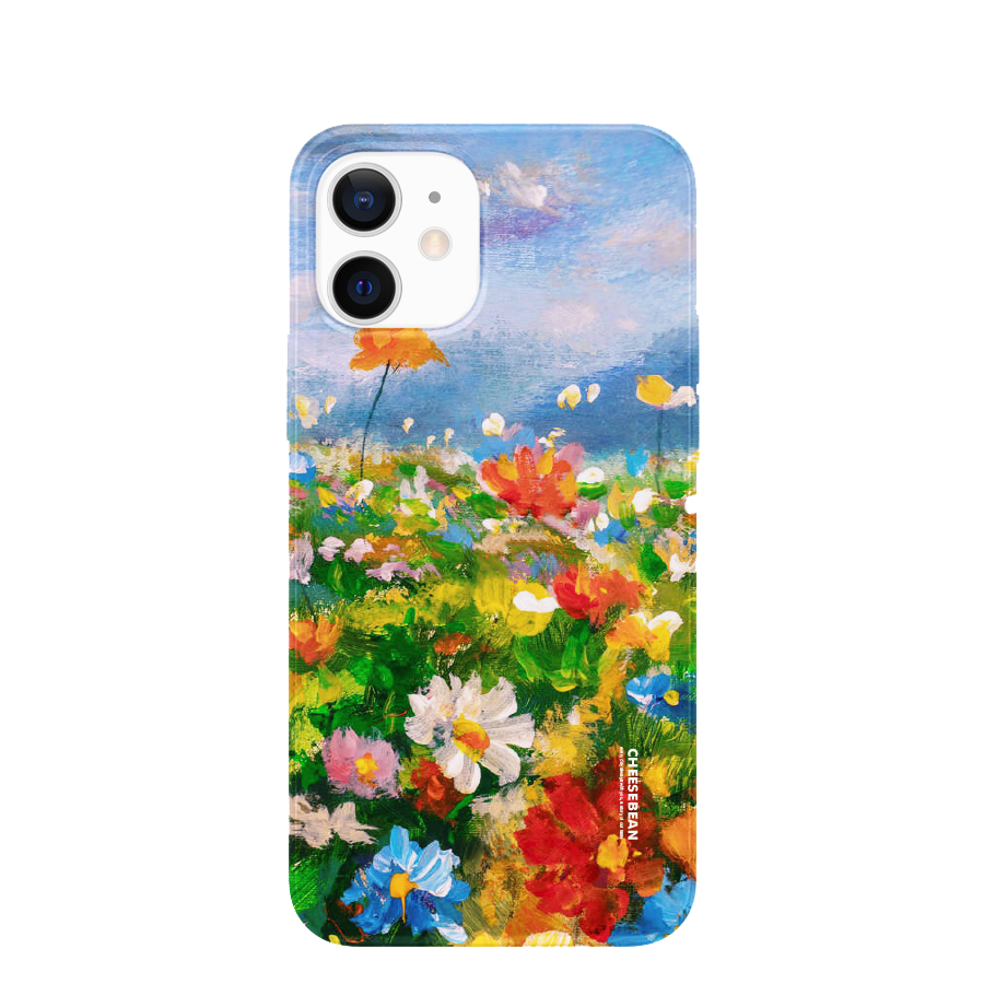 Wild flower oil painting case (hard)치즈빈