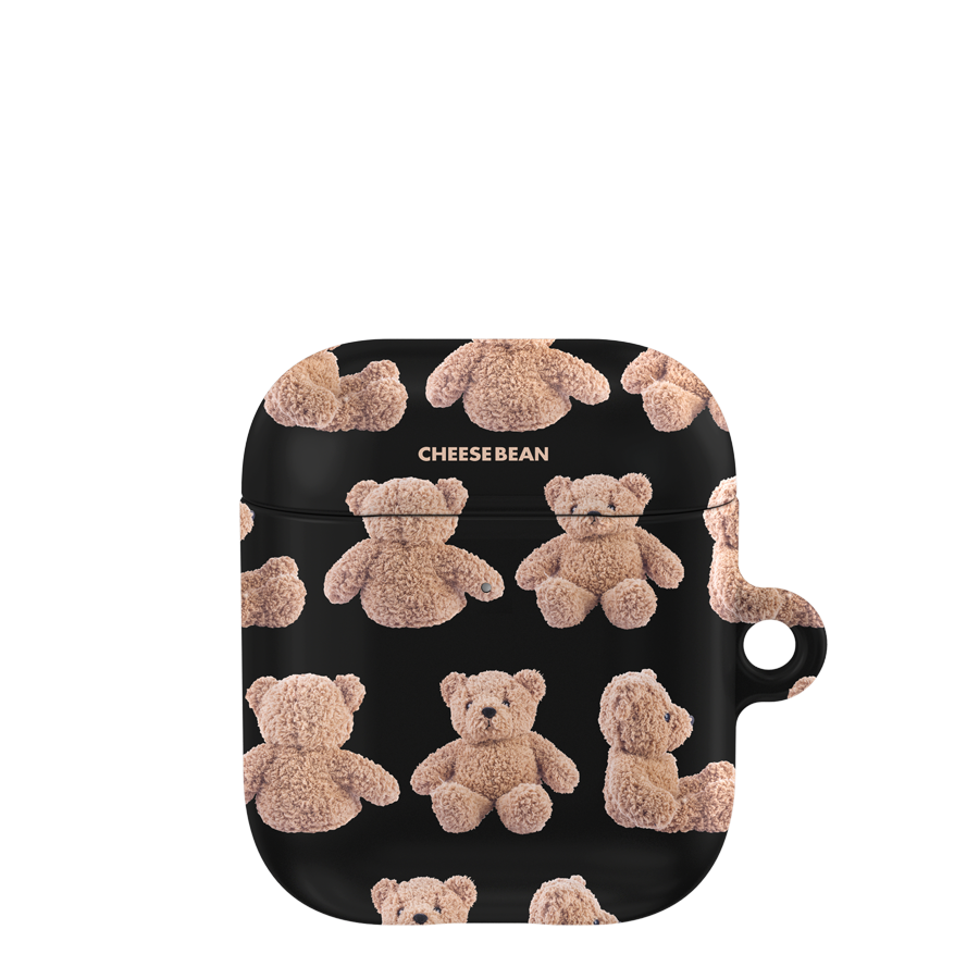 Brown teddy airpods case (3 colors)
