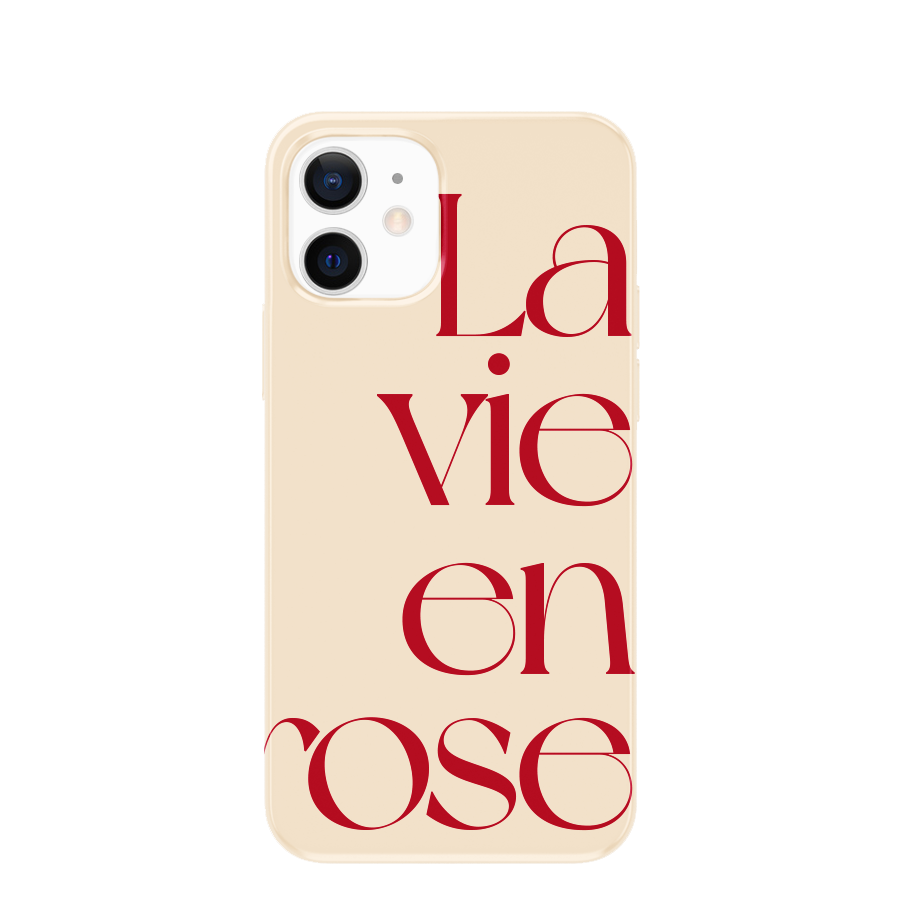 La vie en rose case (hard/2 colors)치즈빈
